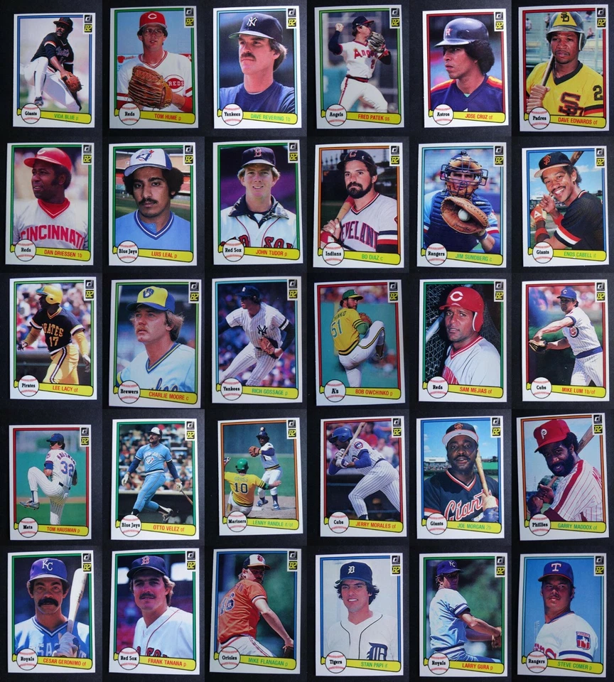 1982 Donruss Baseball Cards Complete Your Set You U Pick From List 221-440 - Image 1 of 1