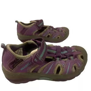MERRELL Hydro H20 Sandalias de Senderista Púrpura Niñas 11M Zapatos Impermeables Seleccionar Agarre - Imagen 1 de 9
