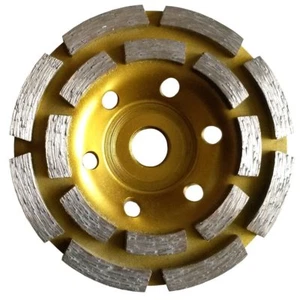 4" (7 Pieces) Diamond grinding cup wheel stone concrete scratches coating remove - Picture 1 of 1
