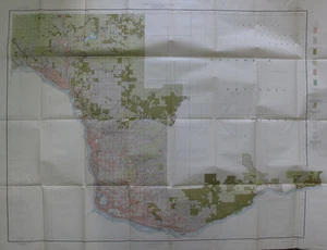 Color Soil Survey Map SW Washington Vancouver Sheet Kalama Camas Washougal 1911 - Picture 1 of 5