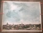 Vintage Lithograph Signed Numbered 28/75 Ciano Siewert Watercolor Ink Cityscape