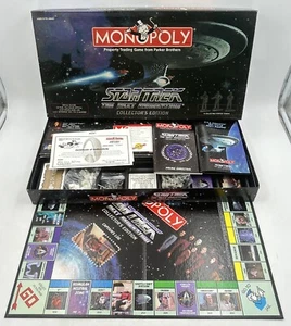 Monopoly Star Trek The Next Generation Collectors Edition Part Sealed Contents - Picture 1 of 12