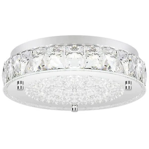 Crystal Chandeliers Flush Mount LED Ceiling Light Fixture, 5000K Daylight Whi... - Picture 1 of 6
