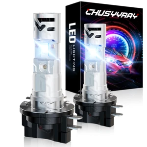 2x H11B 55W 12V Low-Beam Car LED Headlight Bulbs Bright Lights Clear Light - Picture 1 of 12