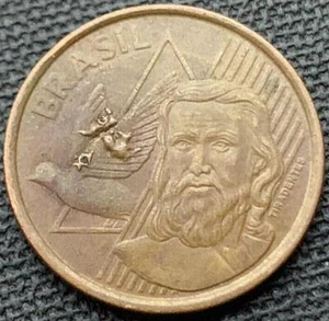 2011 Brazil 5 Centavos Coin #X128 - Picture 1 of 2