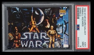 Star Wars Galaxy Series 2 Pinball Wizards 1994 PSA 9 inglés #201 - Imagen 1 de 2