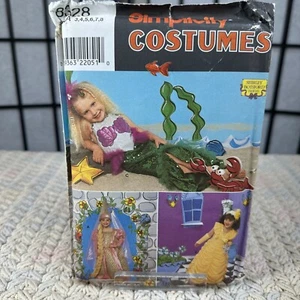 Simplicity Costumes Sewing Pattern 8428 Disney Little Mermaid & Princess Dresses - Picture 1 of 2