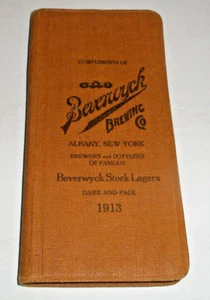 Beverwyck Brewing Co. 1913 Pocket Almanac Daily Calendar Albany, NY Unused NOS - Picture 1 of 13