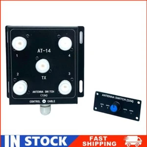 4-Way Coax Remote Antenna Switch RF Antenna Switch 500W PEP for Radio Stations - Zdjęcie 1 z 12