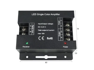 Amplificatore PWM High Speed Power Amplifier Per Striscia Bobina Led 5V 12V 24V - Imagen 1 de 3