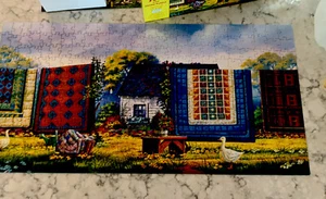 SunsOut 300 Pc. “Country Comforts” by M Humphries 15” X 29” Jigsaw Puzzle EC - Picture 1 of 2