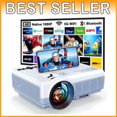 Native 1080P Projector with Dual Stereo Speakers - Image 1 of 4