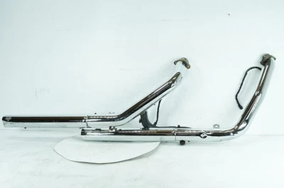 09 Harley Dyna FXDC Super Glide Custom Exhaust Header Pipes Muffler Vance Hines - Image 1 of 4