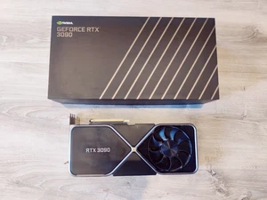 RTX 3090 Founders Edition 24Go GDDR6X HS (PCIE BURNT SEE DESCRIPTION AND PHOTOS) - Zdjęcie 1 z 5