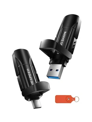 MOVE SPEED 1TB Solid State Drives, 570MB/S Read Speed External SSD with Dual ... - Image 1 of 4