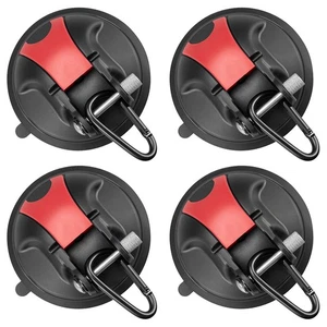 Ganchos de ventosa de alta resistencia de 4 piezas para camping, coche, casa rodante, ventana - Camping6650 - Imagen 1 de 6