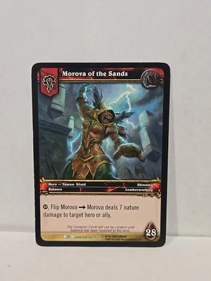 World of Warcraft TCG Morova of the Sands - Through the Dark Portal 17/319 Un - Image 1 of 2