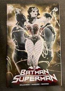 Batman Superman 1 Sehr guter Erhaltungszustand Okt 2019 DC Comics Kaare Andrews Third Eye Variante - Bild 1 von 1