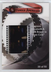 2021 Historic Auto Famous Americans 39/50 Shannon Elizabeth Jake Busey Tom Cats - Picture 1 of 3