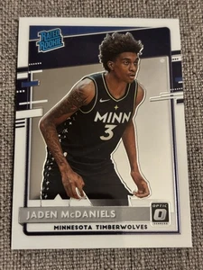 2020-21 Panini Donruss Optic - Rated Rookie Jaden McDaniels #178 (RC) - Picture 1 of 2