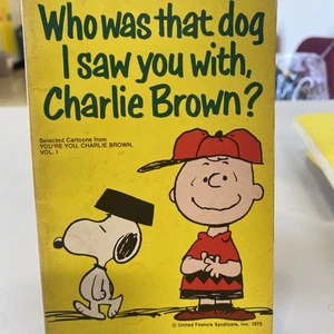 Who Was That Dog I Saw With You, Charlie Brown Charles Schulz Fawcett 1968 - Picture 1 of 2