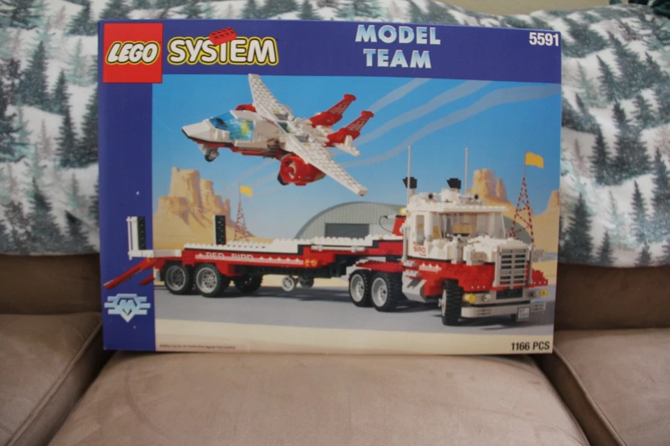 LEGO System, Model Team, No. 5591 W Instructions 1990s Red Bird And Rig - Image 1 of 4