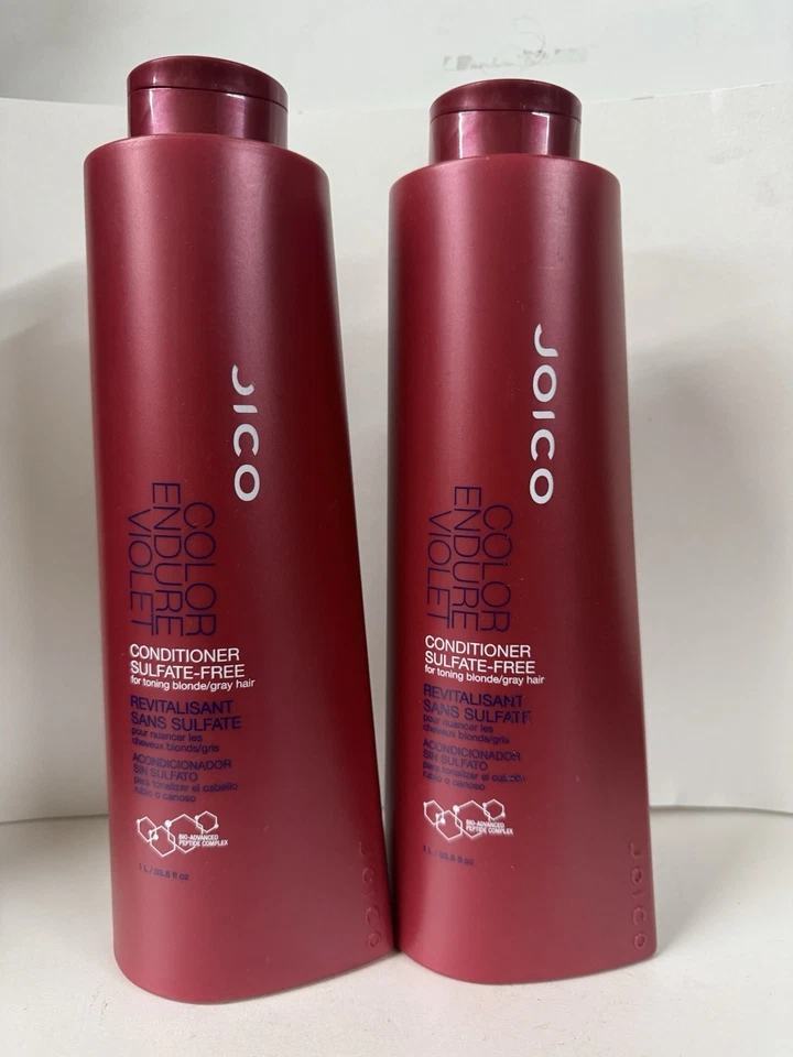 2 x Joico Color endure violet conditioner sulfate free toning blonde, gray Hair - Image 1 of 3