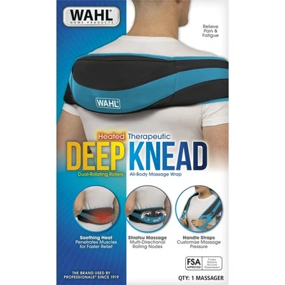Wahl Heated Therapeutic Deep Knead Massage Wrap Back and Shoulder, Blue/Black - Image 1 of 2