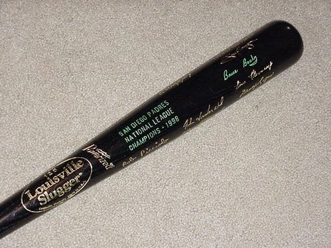 1998 San Diego Padres World Series Black Bat Tony Gwynn Cover