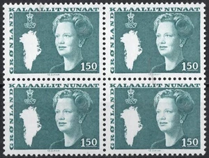 3140 Greenland 1980-89, FA 134, MNH, MI 123, MNH, Queen Margrethe. - Picture 1 of 1