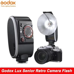 Godox Lux Senior Camera Flash Light Speedlite for Canon Nikon Sony Fujifilm - Picture 1 of 13