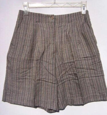 Pantalones Cortos de Vestido de Golf Izod Club Para Mujer Azul Verde Rojo Beige A Cuadros Talla 12 Usados en Excelente Condición Foto 1 de 4