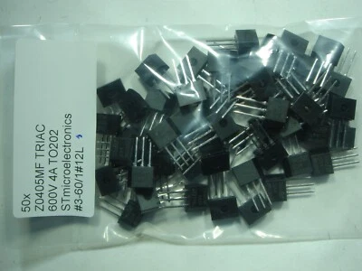 50x  Z0405MF TRIAC 600V 4A TO202  STmicroelectronics #3-60/1#9n - Bild 1 von 4