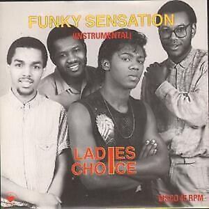 Ladies Choice Funky Sensation 7" vinyl UK Sure Delight Mid tempo mix b/w up