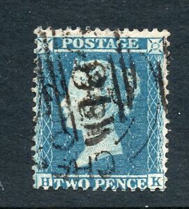 Rare / scarce stamp Sg 23a / F3 - 2d blue SC Perf 14 plate 5 ( H K ) Cat £350