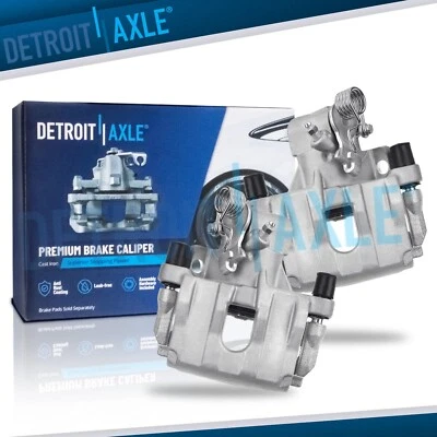 Rear Left Right Brake Calipers w/ Brackets Assembly for 2010-2013 Mazda 3 Sport - Image 1 of 4