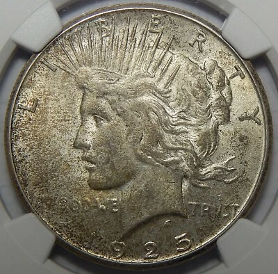 1925-S NGC MS62 PEACE DOLLAR  - Image 1 of 4