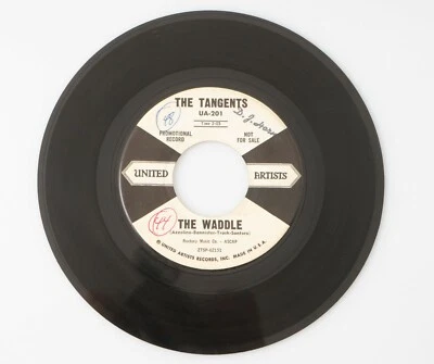 The Tangents The Wiggle / The Waddle Garage Instrumental EX Promo DJ Copy UA201 - Image 1 of 3