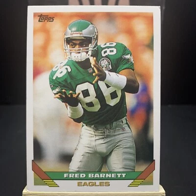 1993 Topps Fred Barnett #76 Philadelphia Eagles - Image 1 of 2