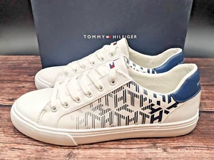 Tommy Hilfiger Loura 3 Women's Sneaker Shoes Size 7 M NIB White Blue Lace Up - Bild 1 von 10