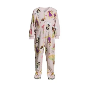 Disney Princess One Piece Footed Pajamas Size 4T - Picture 1 of 2