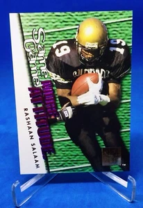 1995 SKYBOX IMPACT - RASHAAN SALAAM RC #F8 MORE ATTITUDE - BEARS - NFL FOOTBALL - Picture 1 of 5