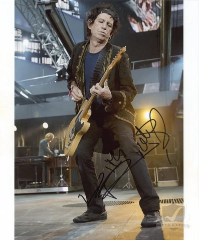 Keith Richards Signed 10x8 Photo THE ROLLING STONES ACOA Certified SA1850 Cover
