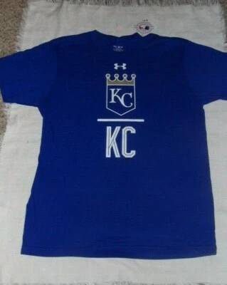 MLB Kansas City Royals Under Armour Men's Large Heatgear T-Shirt NWT - Image 1 of 4