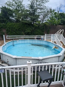 pool liner LI182452RWU25P liner (the 18' x 24' Oval Rolling Wave Unibead - Picture 1 of 1