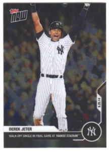 Derek Jeter Career Retrospective 2020 Topps NOW Chrome #5 Card PR:1458 - Picture 1 of 2