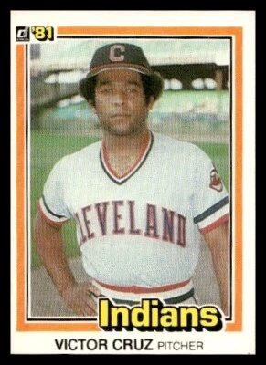 1981 Donruss #321 Victor Cruz Cleveland Indians Baseball card - Image 1 of 2