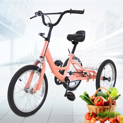14Zoll 16Zoll Kinderfahrrad 3 Rad-Dreirad Räder Dreirad Fahrrad mit Einkaufskorb - Bild 1 von 4