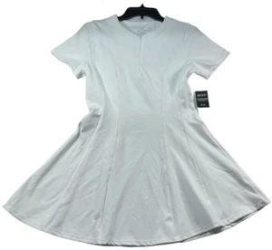 Cotton On Workout Dress Womens size Large White Tennis Dress Short Sleeve New - Picture 1 of 7