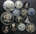 Old WORLD PROOF Coin Lot - 13 EXCELLENT PROOF Coins - Lot #A27